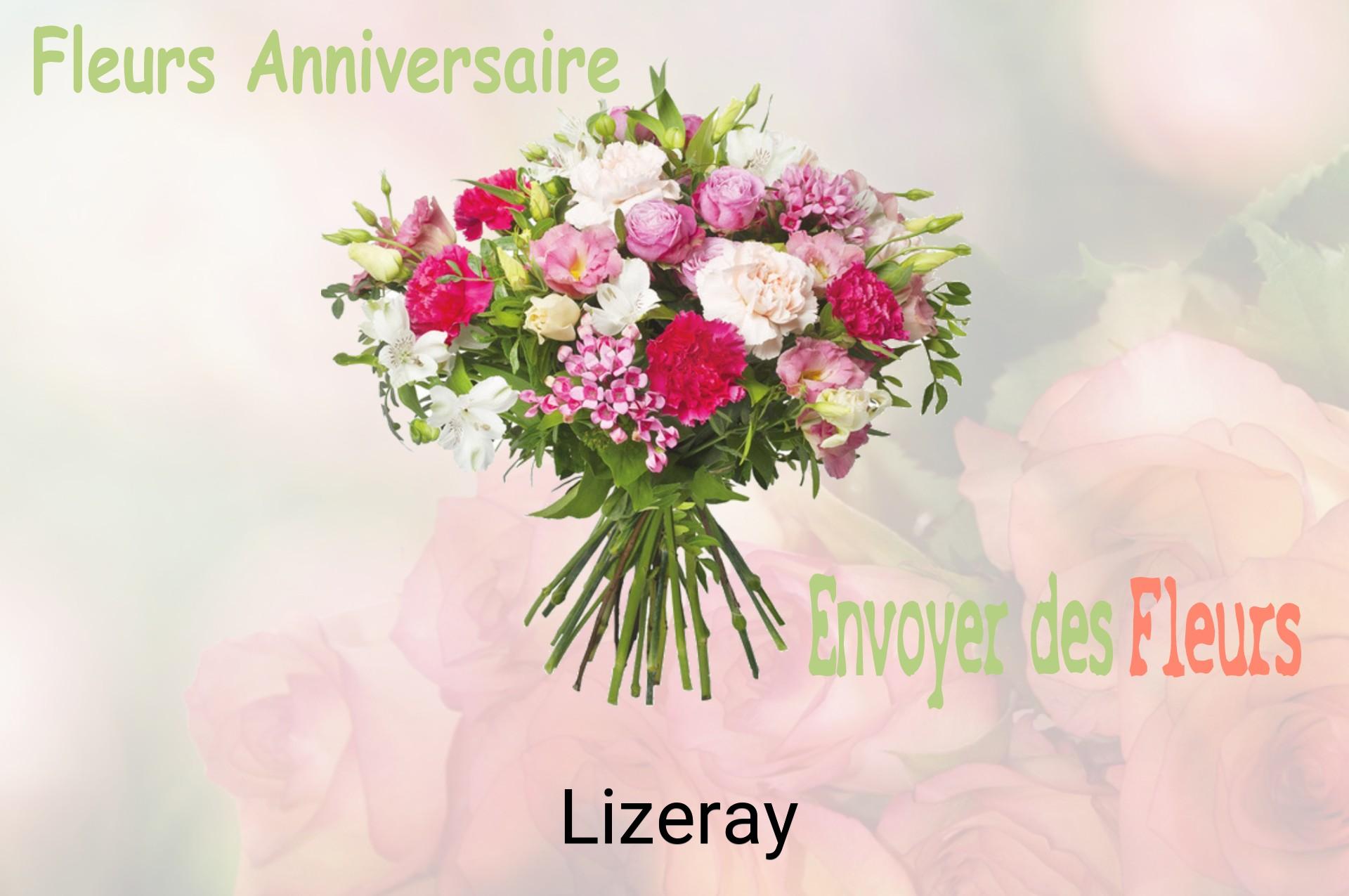 Bouquet de fleurs d’anniversaire livré à Lizeray
