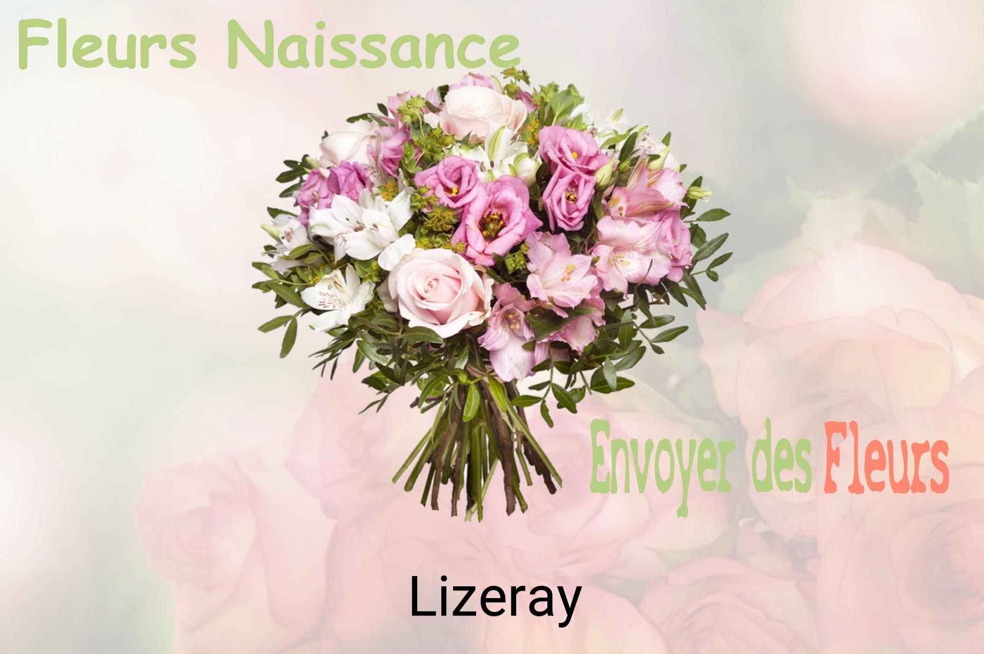 Bouquet de fleurs de naissance livré à Lizeray